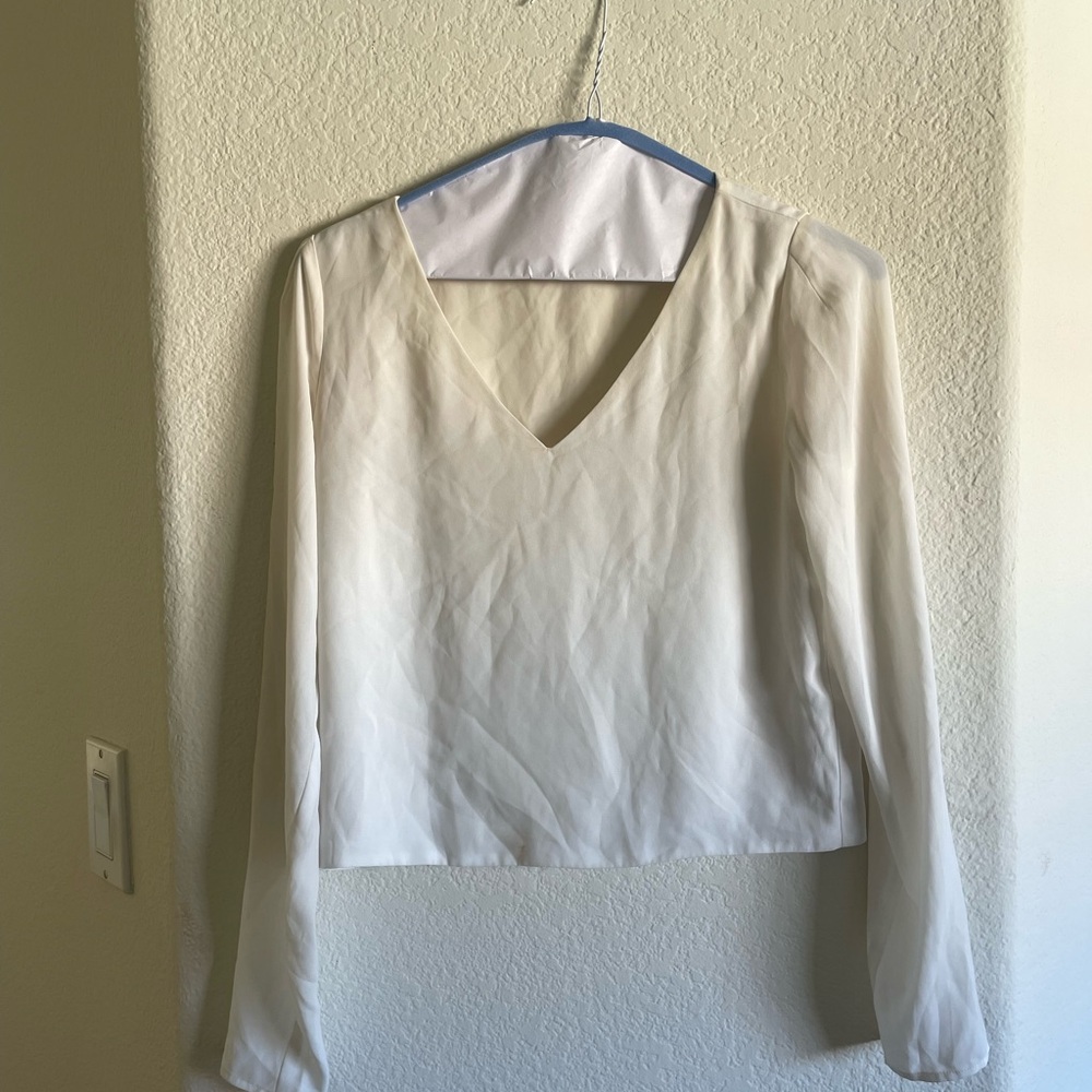 Aritzia Babton Long Sleeve Blouse (Size XS) - Picture 2 of 6